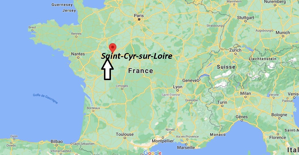 Où se trouve Saint-Cyr-sur-Loire
