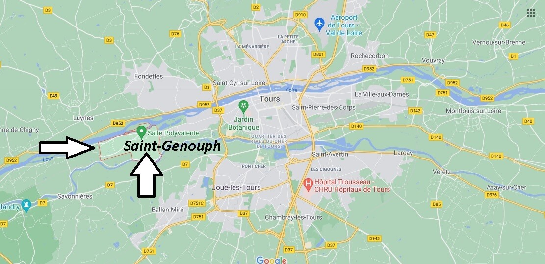 Où se trouve Saint-Genouph