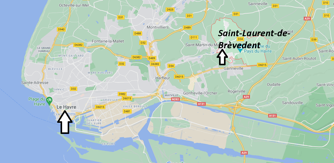 Où se trouve Saint-Laurent-de-Brèvedent