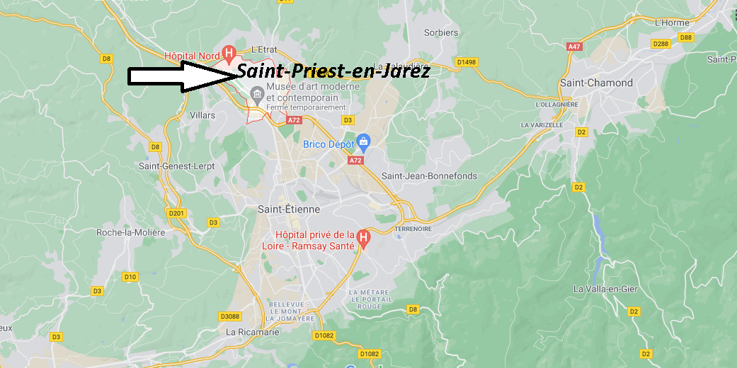 Où se trouve Saint-Priest-en-Jarez