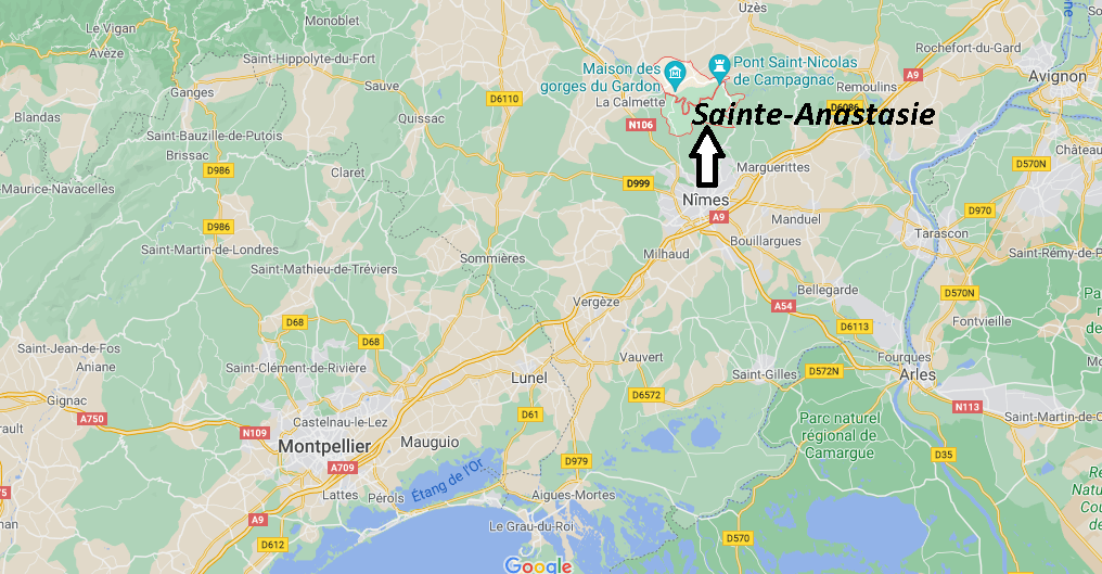 Où se trouve Sainte-Anastasie
