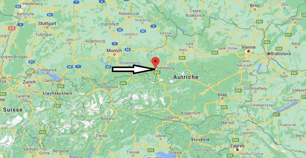 Où se trouve Salzbourg