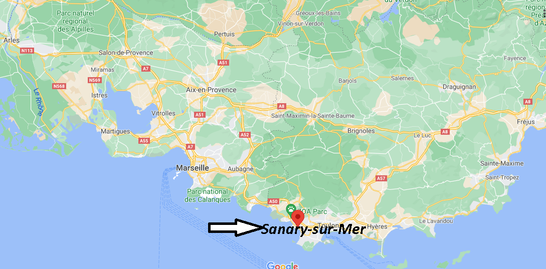 Où se trouve Sanary-sur-Mer