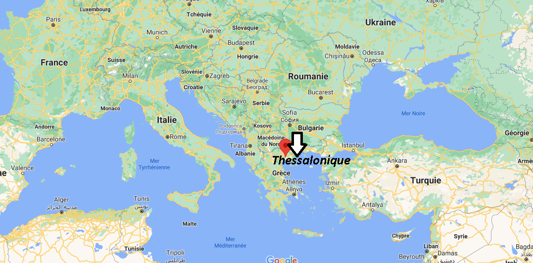 Où se trouve Thessalonique