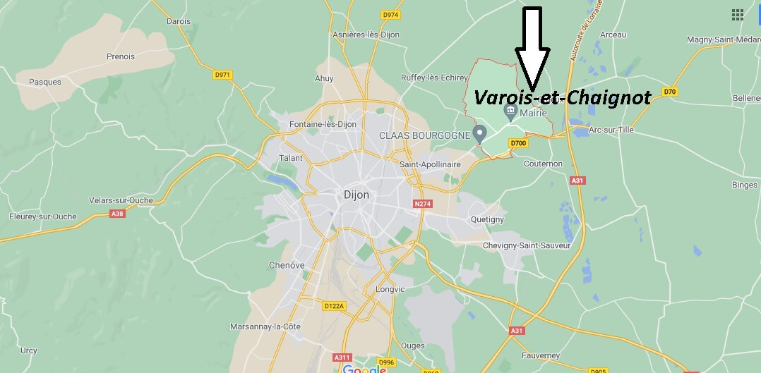 Où se trouve Varois-et-Chaignot