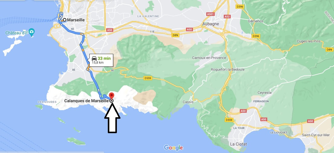 Où se trouve les Calanques de Marseille