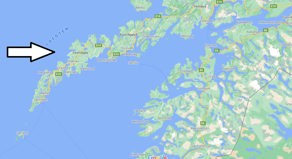 Où se trouve les iles Lofoten