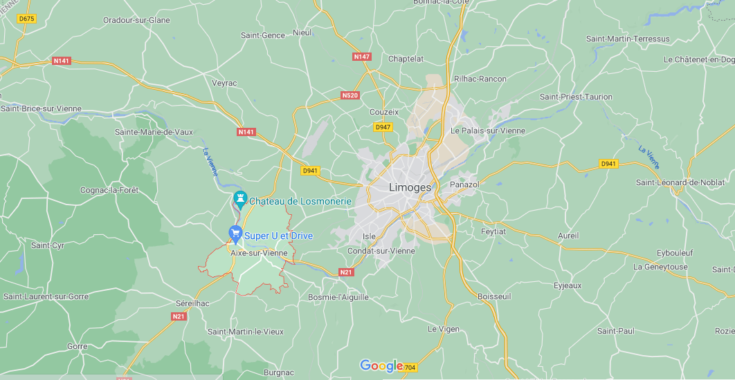 Dans quelle région se trouve Aixe-sur-Vienne