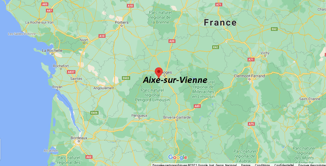 Où se situe Aixe-sur-Vienne (Code postal 87700)