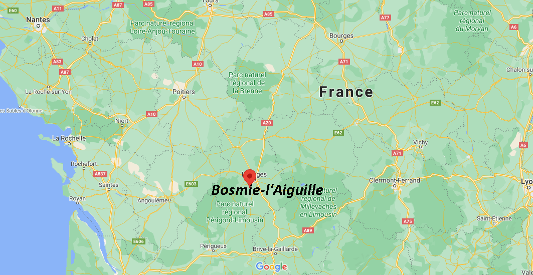 Où se situe Bosmie-l-Aiguille (Code postal 87110)