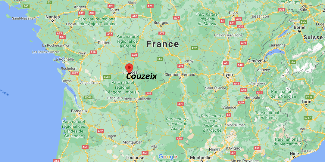 Où se situe Couzeix (Code postal 87270)