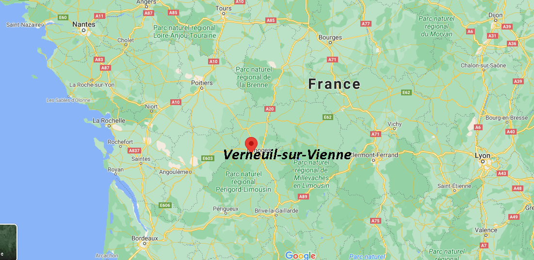 Où se situe Verneuil-sur-Vienne (Code postal 87430)