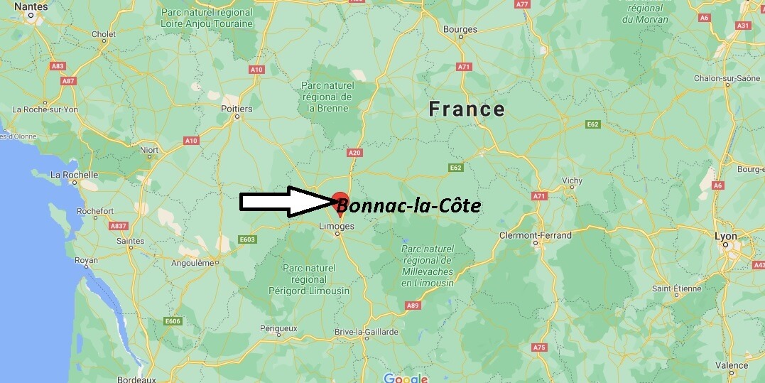 Où se trouve Bonnac-la-Côte