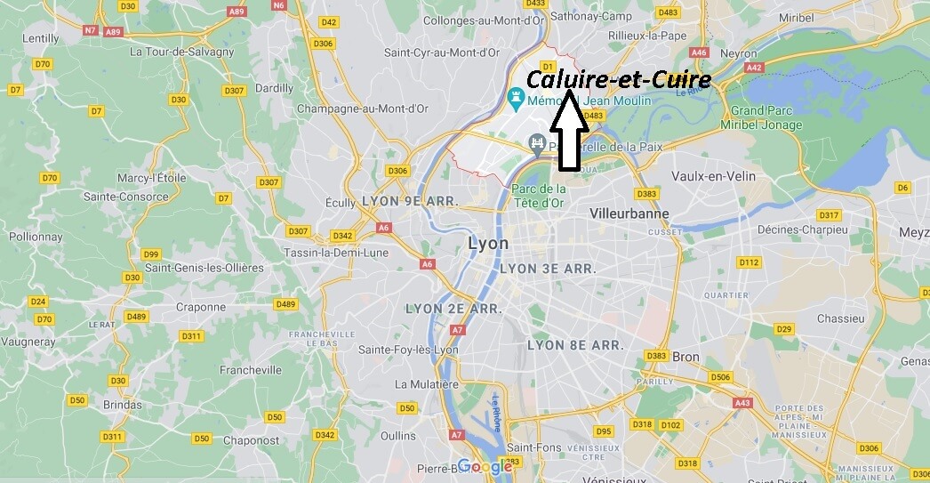 Où se trouve Caluire-et-Cuire