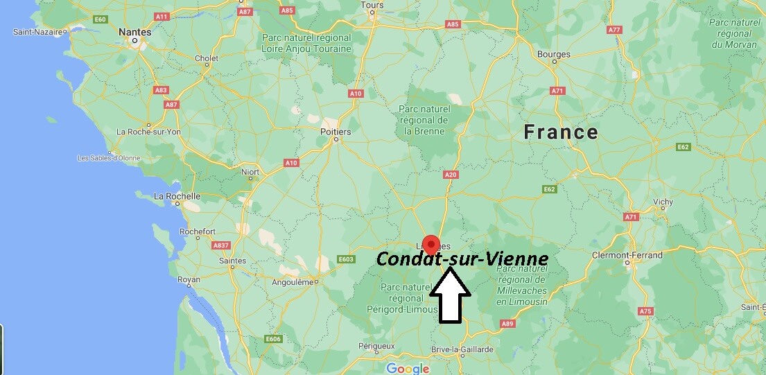 Où se trouve Condat-sur-Vienne