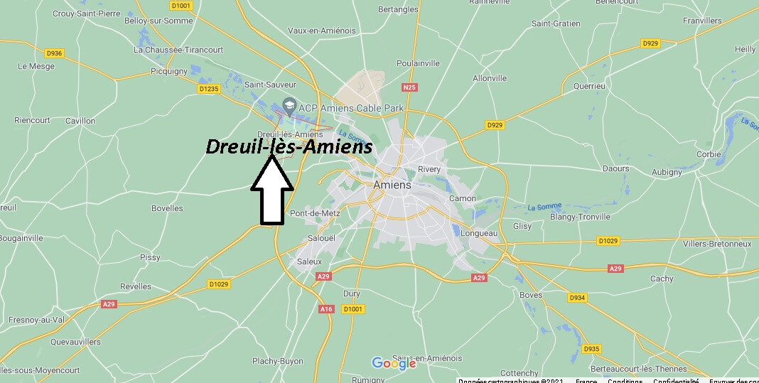 Où se trouve Dreuil-lès-Amiens