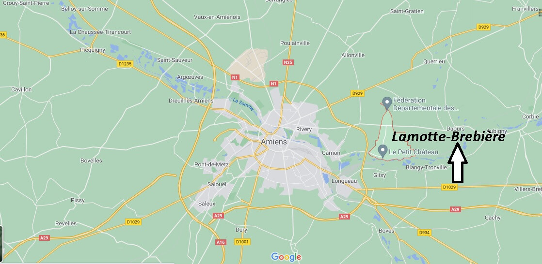 Où se trouve Lamotte-Brebière
