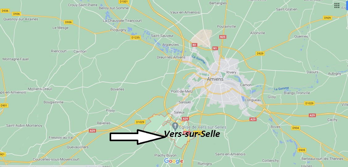 Où se trouve Vers-sur-Selles
