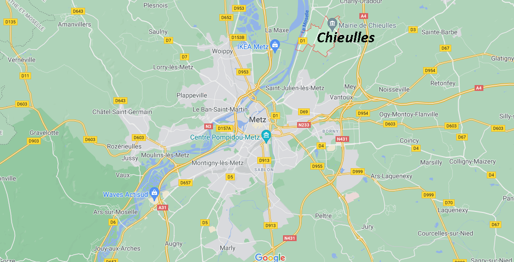 Dans quelle région se trouve Chieulles