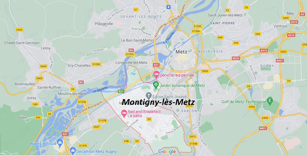 Dans quelle région se trouve Montigny-lès-Metz