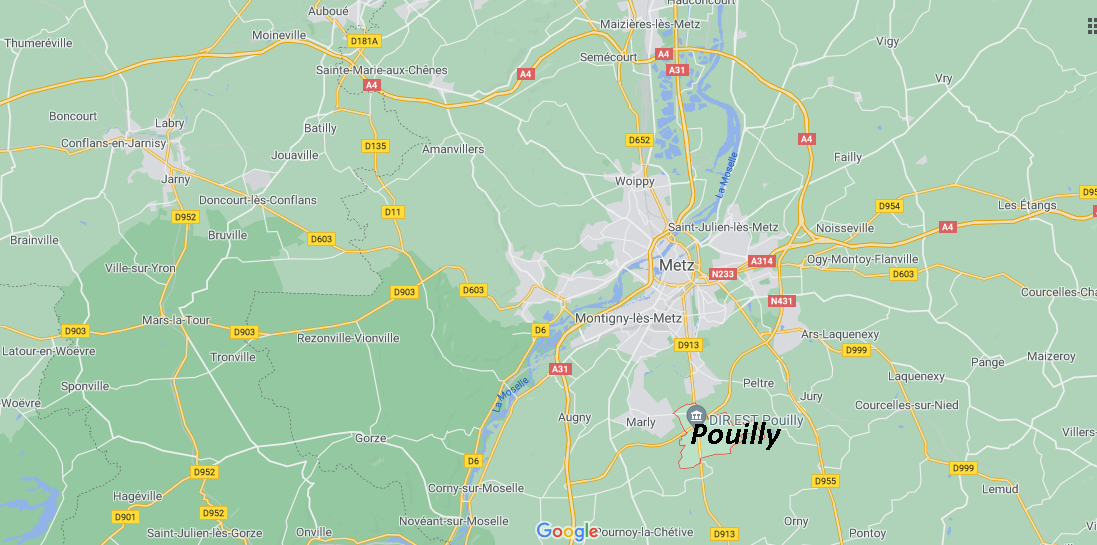 Dans quelle région se trouve Pouilly