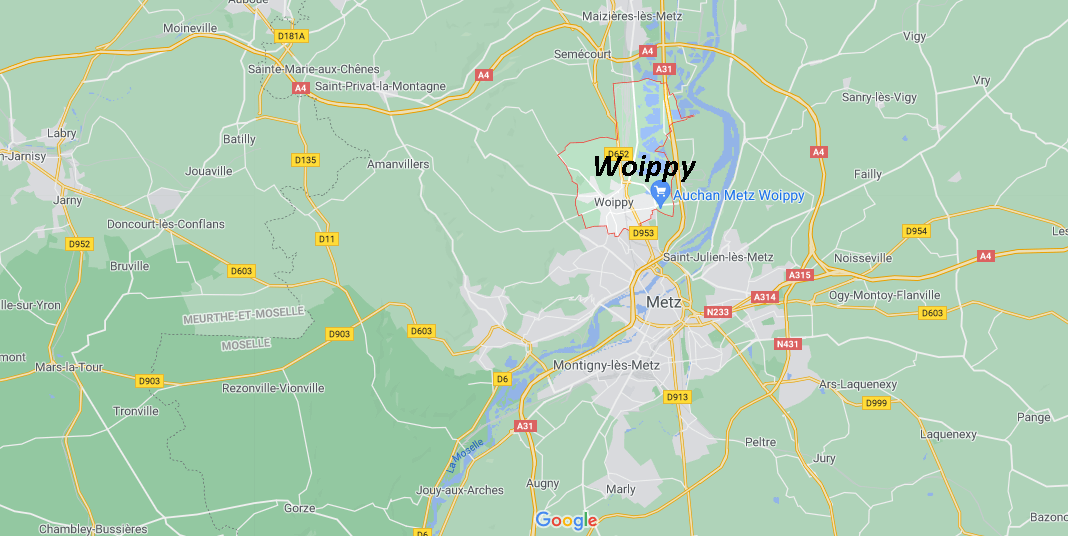 Dans quelle région se trouve Woippy