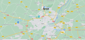 Où se situe Épron (Code postal 14610)