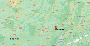 Où se situe Gennes (Code postal 25660)