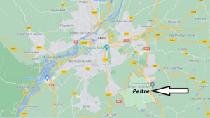 Où se situe Peltre (Code postal 57245)