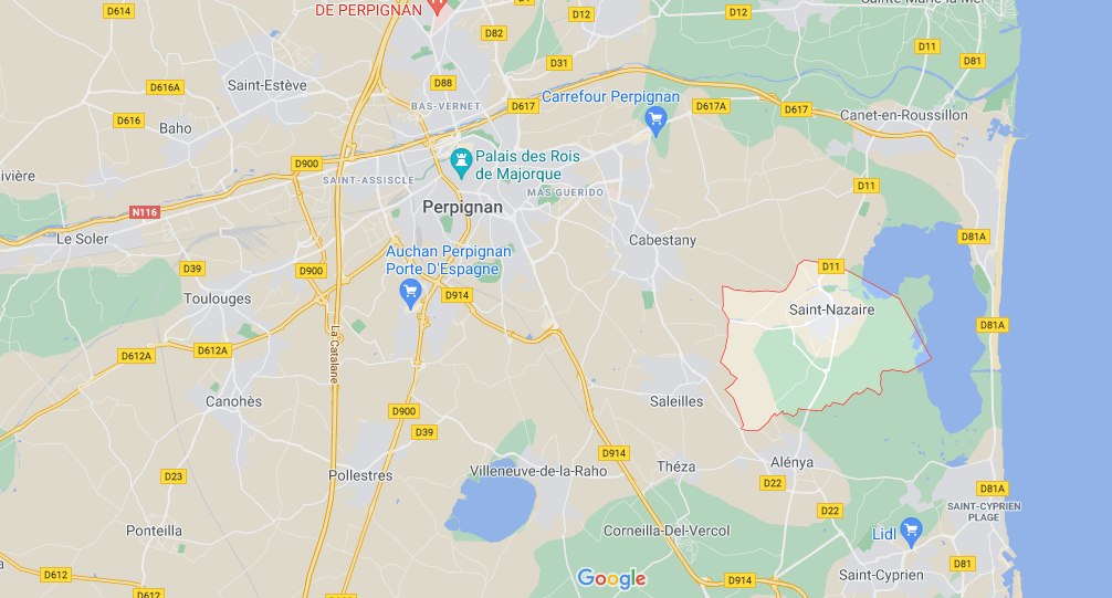 Où se situe Saint-Nazaire (Code postal 66570)