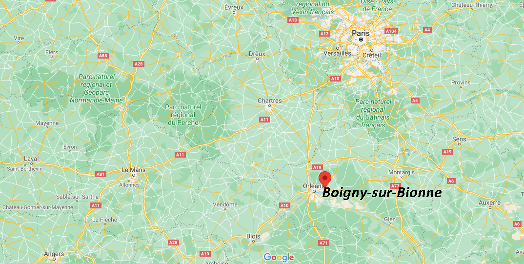 Où se trouve Boigny-sur-Bionne