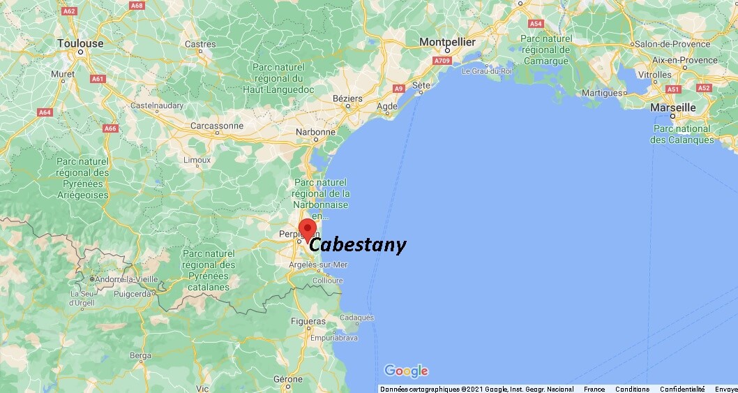 Où se trouve Cabestany