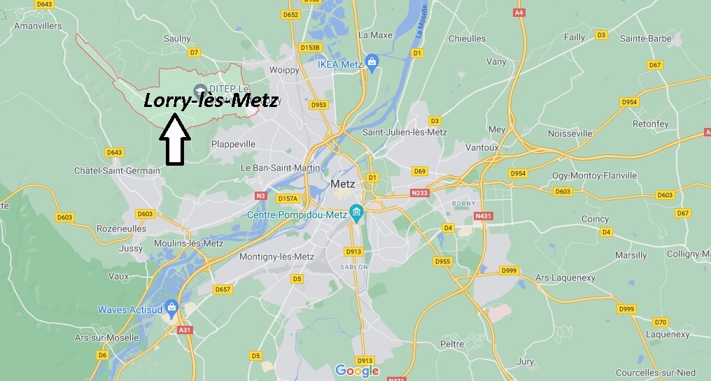 Où se trouve Lorry-lès-Metz