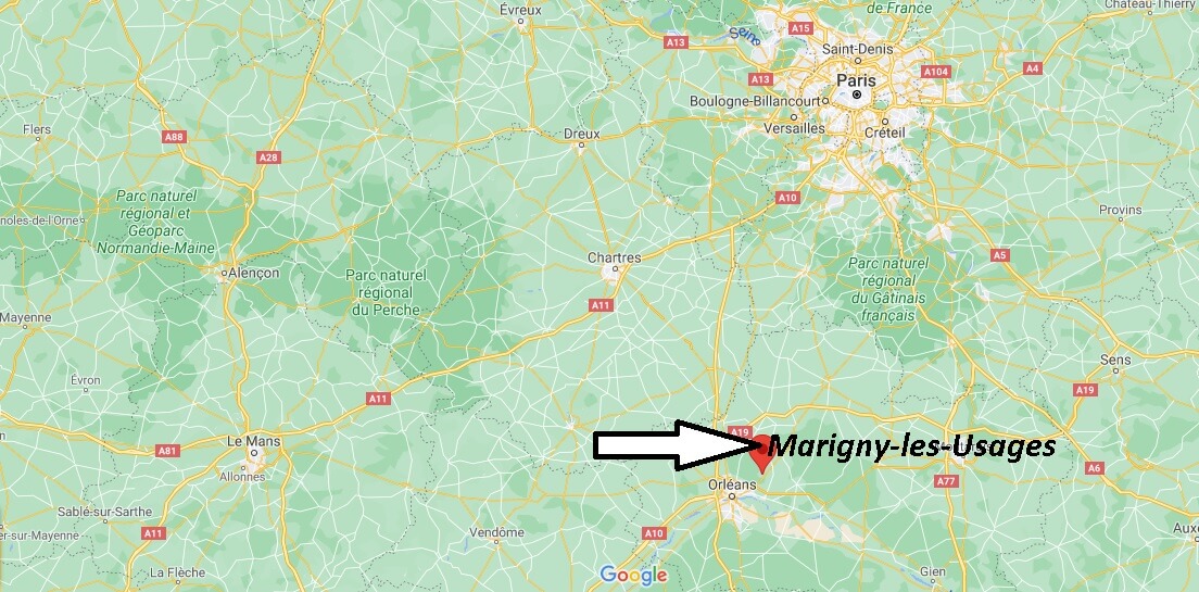 Où se trouve Marigny-les-Usages
