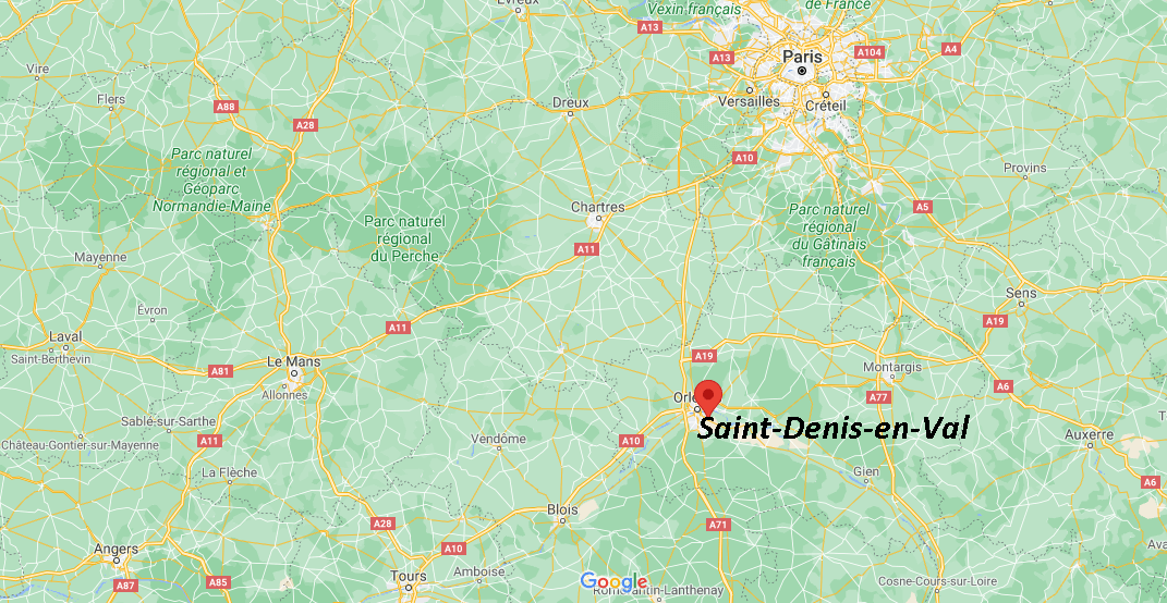 Où se trouve Saint-Denis-en-Val