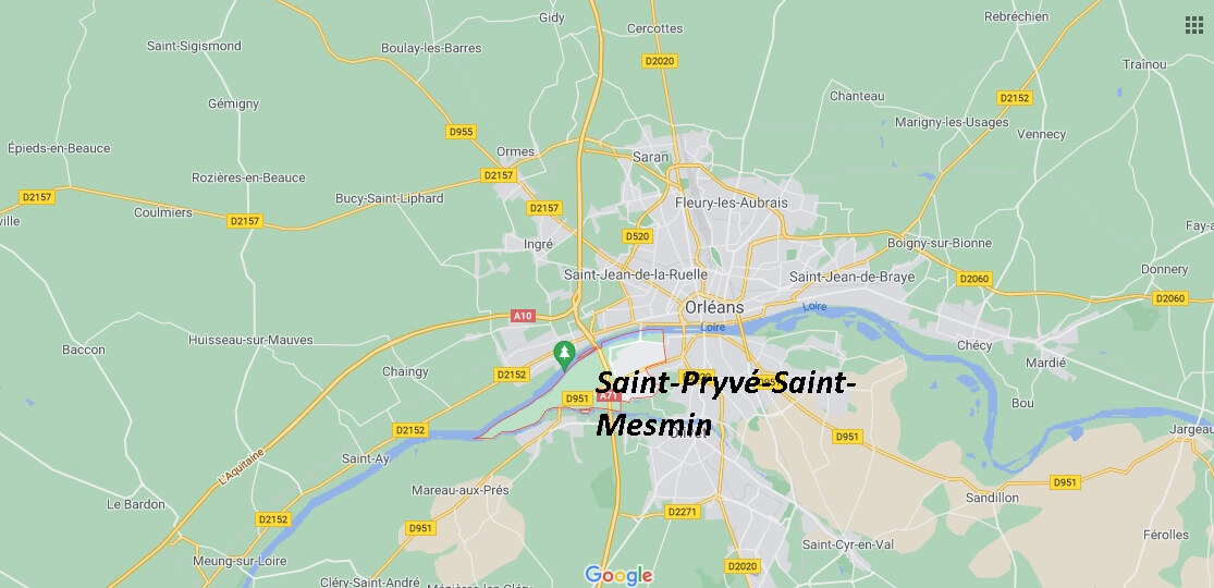 Où se trouve Saint-Pryvé-Saint-Mesmin