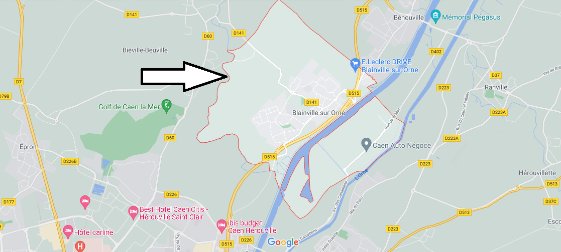 Dans quelle région se trouve Blainville-sur-Orne