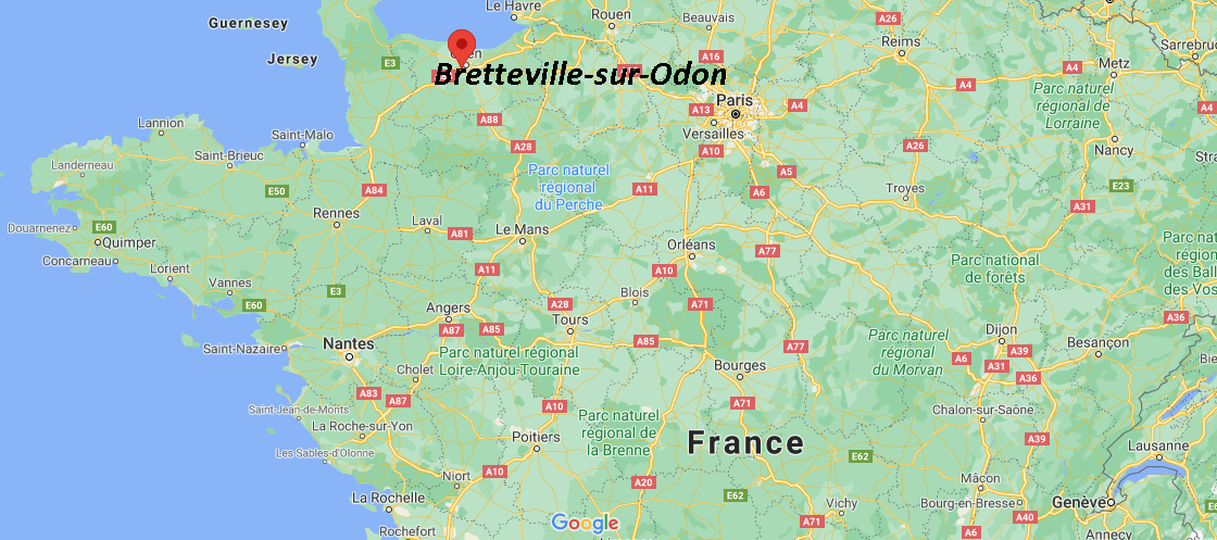 Où se situe Bretteville-sur-Odon (Code postal 14760)