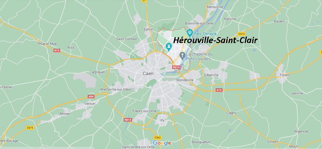 Où se situe Hérouville-Saint-Clair (Code postal 14200)
