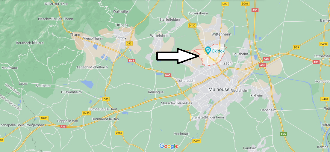 Où se situe Kingersheim (Code postal 68260)