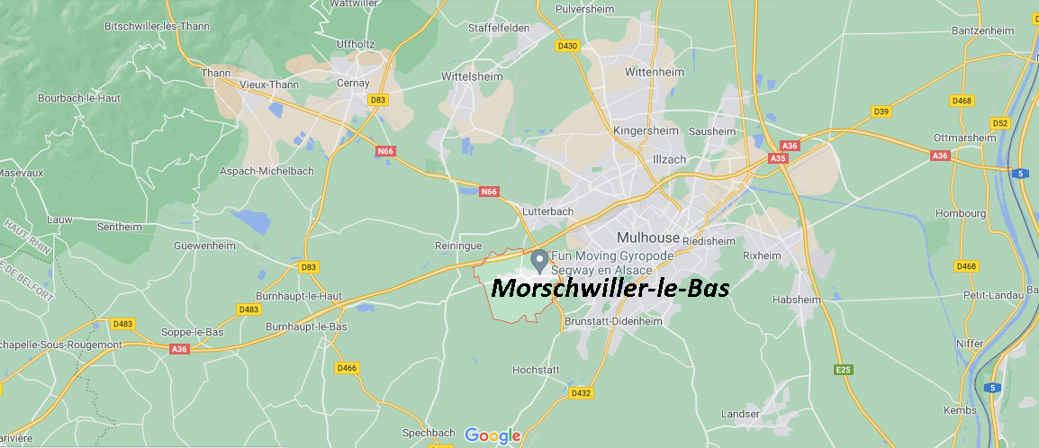 Où se situe Morschwiller-le-Bas (Code postal 68790)