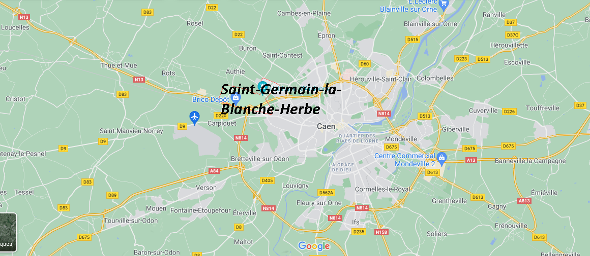 Où se situe Saint-Germain-la-Blanche-Herbe (Code postal 14280)