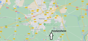 Où se situe Zimmersheim (Code postal 68440)