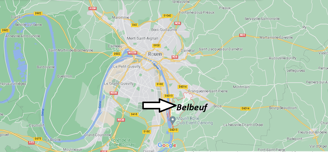 Où se situe Belbeuf (Code postal 76240)