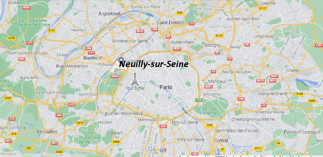 Où se situe Neuilly-sur-Seine (Code postal 92200)