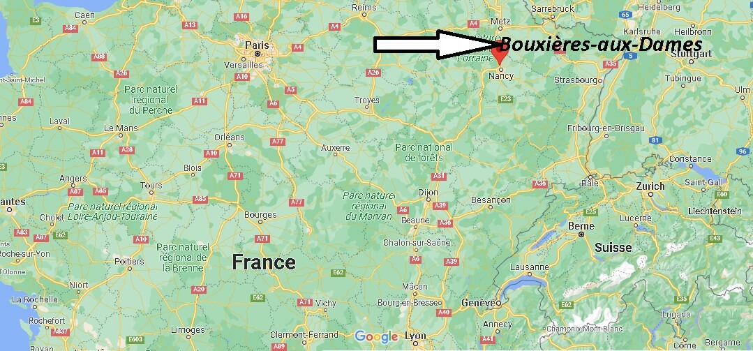 Où se trouve Bouxières-aux-Dames
