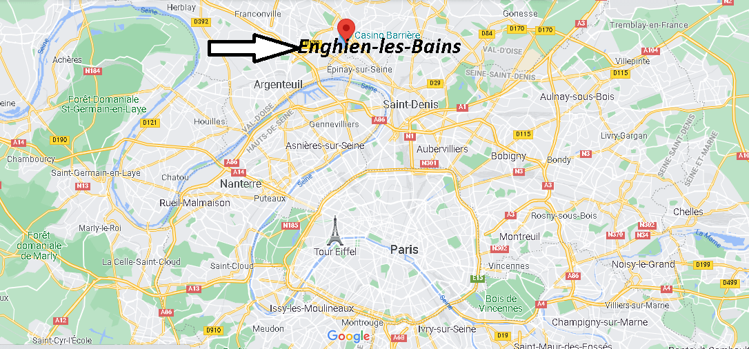 Où se trouve Enghien-les-Bains