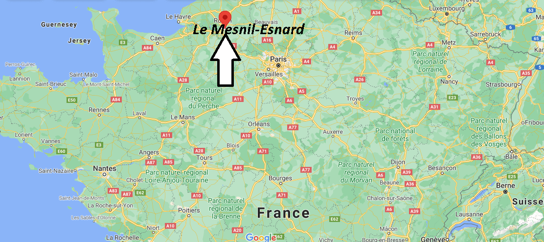 Où se trouve Le Mesnil-Esnard