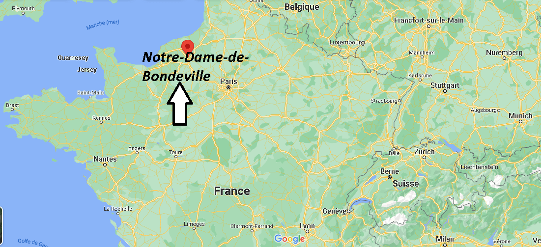 Où se trouve Notre-Dame-de-Bondeville