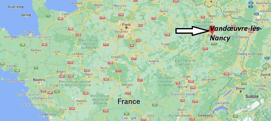 Où se trouve Vandœuvre-lès-Nancy